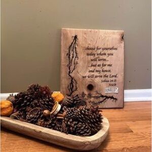 Hand made wood wall decor
